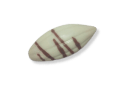 Ganache pistache Enrobage chocolat blanc